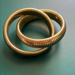 Janis Savitt Gold Coil Bracelet